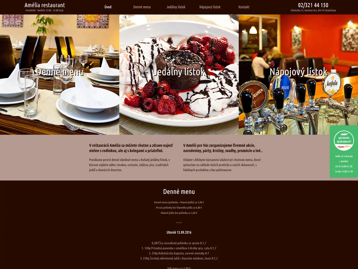 Amélia restaurant