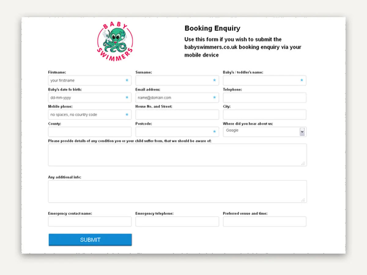 BSWM Mobile Booking