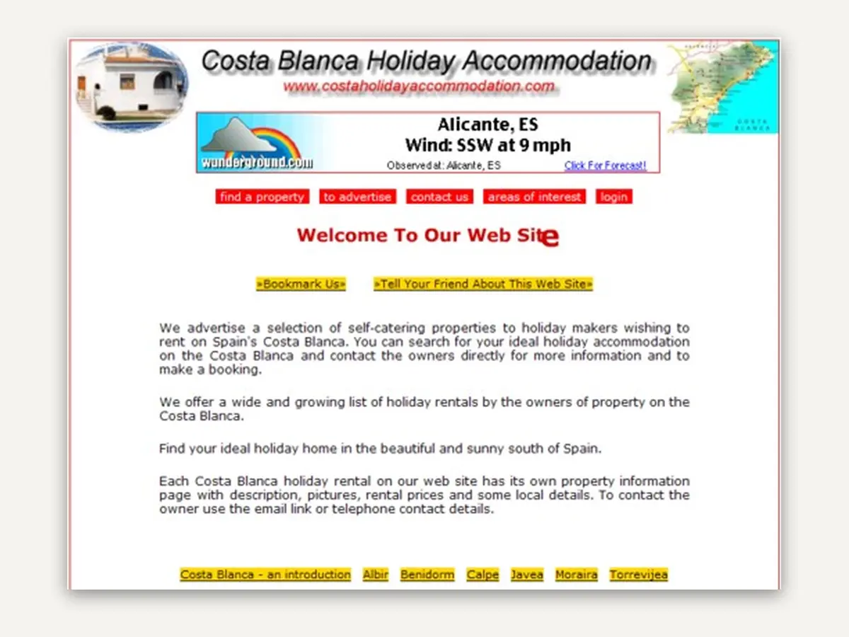 Costa Holiday Accommodation