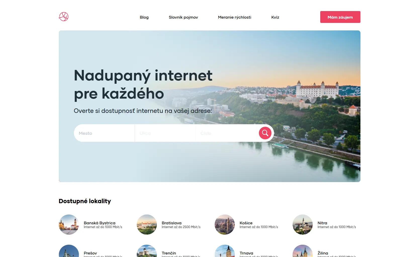 Dostupný Internet