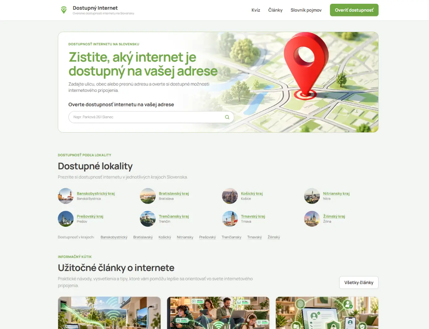 Dostupný Internet