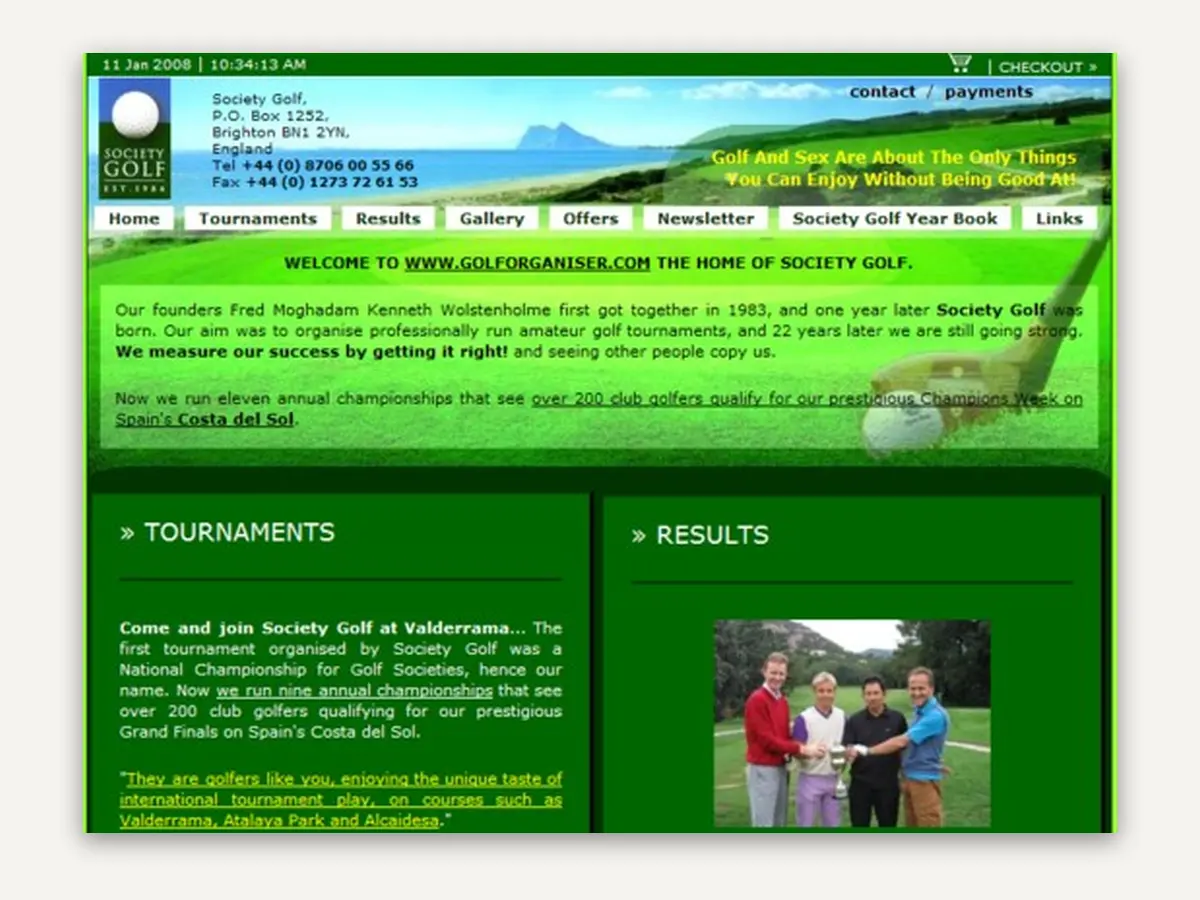 Golf Organiser
