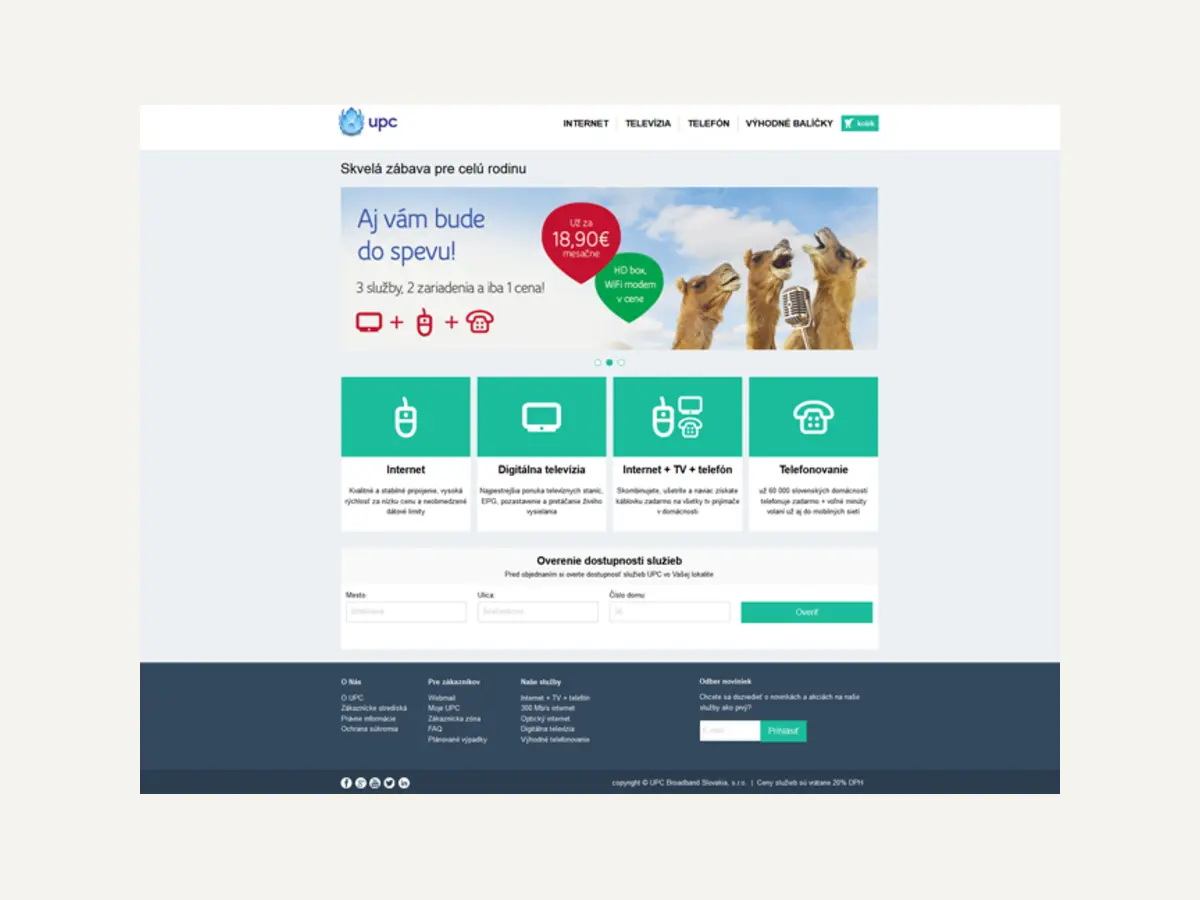 UPC responsive